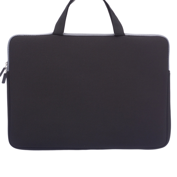 Neoprene Padded Laptop Sleeve w/ Handle Tech Accessory Bags - Neoprene Padded Laptop Sleeve w/ Handle Tech Accessory Bags - Image 3 of 3