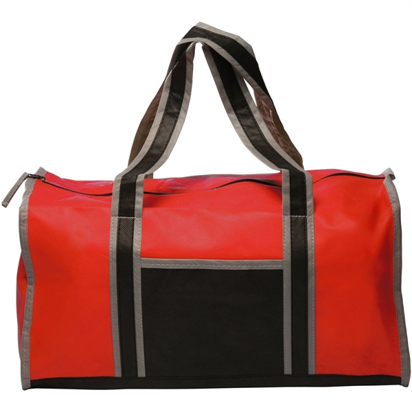 Non-Woven Gym Duffel Bags (17.5" x 9.25") - Non-Woven Gym Duffel Bags (17.5" x 9.25") - Image 2 of 3