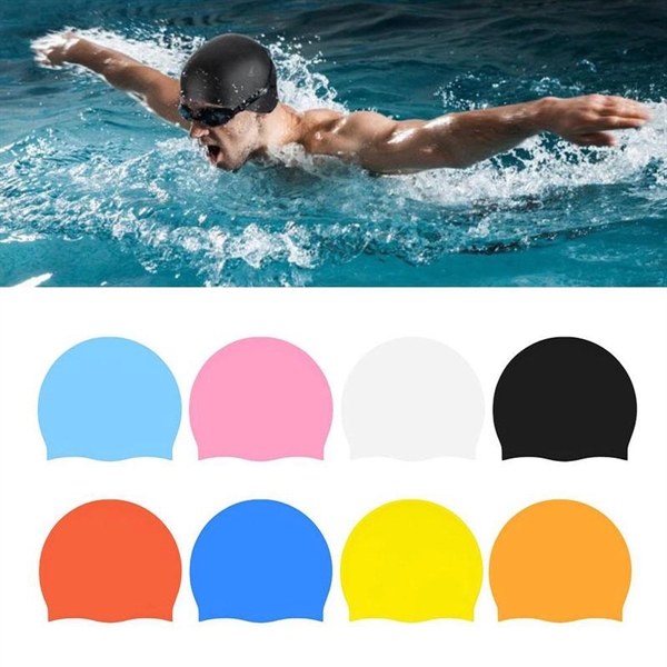 Silicone Swim Cap - Silicone Swim Cap - Image 4 of 4