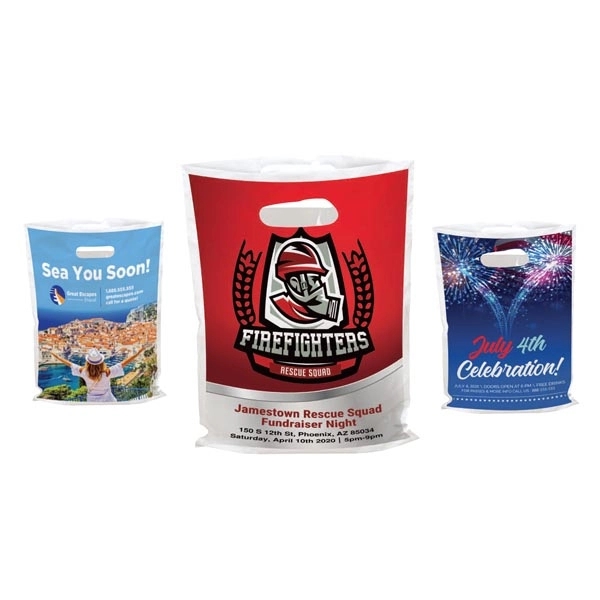 Full-Color Plastic Bags with Die-Cut Handles - Full-Color Plastic Bags with Die-Cut Handles - Image 5 of 6