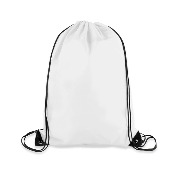 14" x 18" Polyester Drawstring Backpack - 14" x 18" Polyester Drawstring Backpack - Image 2 of 19