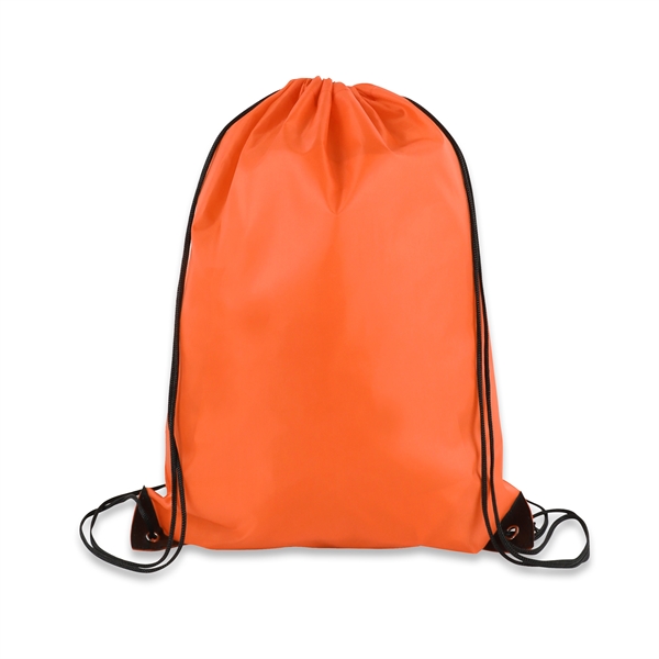 14" x 18" Polyester Drawstring Backpack - 14" x 18" Polyester Drawstring Backpack - Image 7 of 19