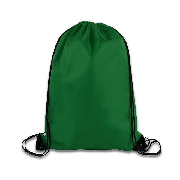 14" x 18" Polyester Drawstring Backpack - 14" x 18" Polyester Drawstring Backpack - Image 14 of 19