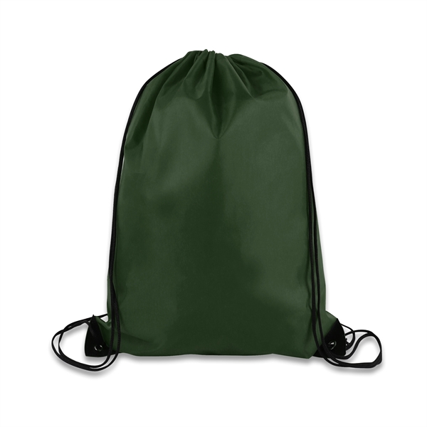 14" x 18" Polyester Drawstring Backpack - 14" x 18" Polyester Drawstring Backpack - Image 15 of 19
