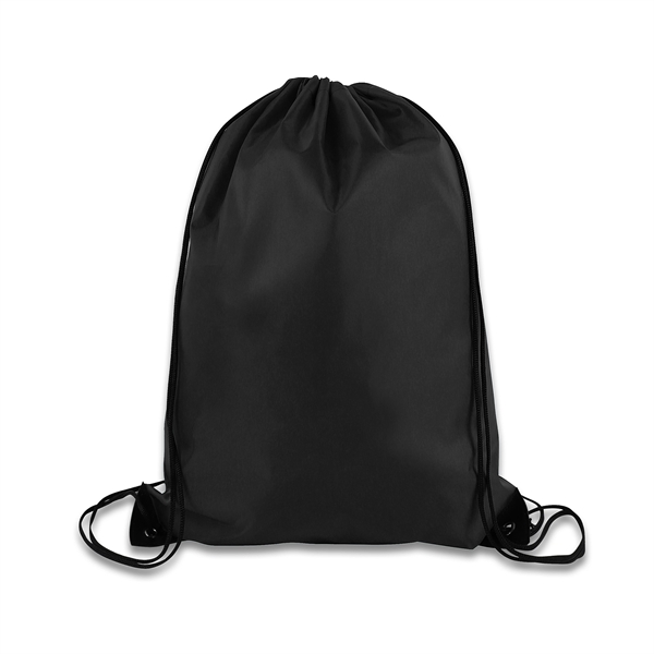 14" x 18" Polyester Drawstring Backpack - 14" x 18" Polyester Drawstring Backpack - Image 19 of 19