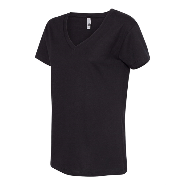 Next Level Women's Cotton V-Neck T-Shirt - Next Level Women's Cotton V-Neck T-Shirt - Image 2 of 16