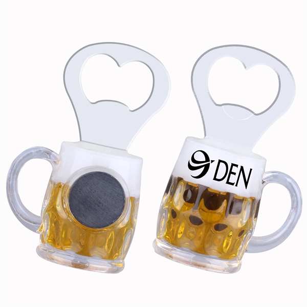 Magnetic Beer Mug Bottle Opener - Magnetic Beer Mug Bottle Opener - Image 0 of 1