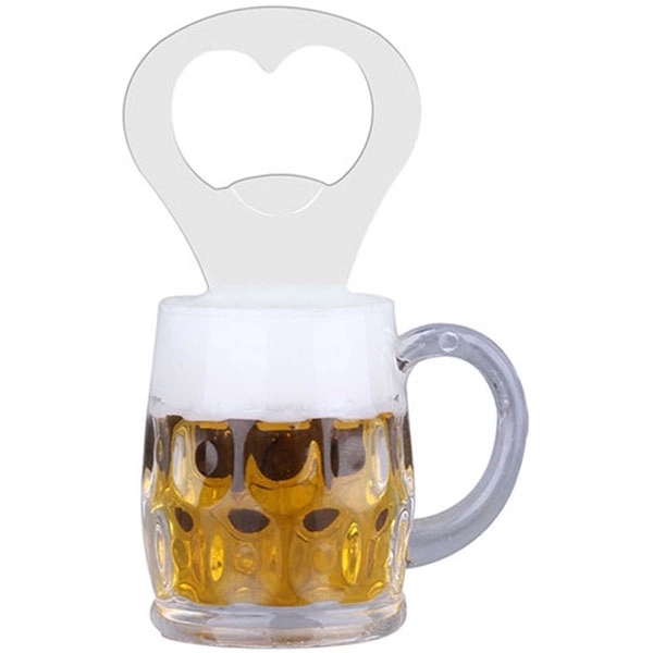 Magnetic Beer Mug Bottle Opener - Magnetic Beer Mug Bottle Opener - Image 1 of 1