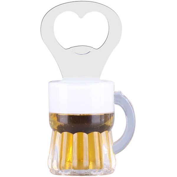 Magnetic Beer Mug Bottle Opener - Magnetic Beer Mug Bottle Opener - Image 1 of 1