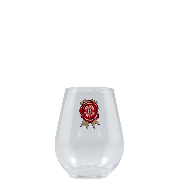 4 oz Clear Plastic Stemless Glass - Digital - 4 oz Clear Plastic Stemless Glass - Digital - Image 0 of 1