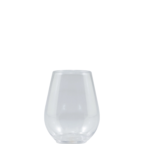 4 oz Clear Plastic Stemless Glass - Digital - 4 oz Clear Plastic Stemless Glass - Digital - Image 1 of 1