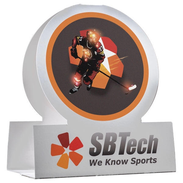 Table Tent Cardstock 12pt 2 sided - 6.75" X 7.75" X 2" - Table Tent Cardstock 12pt 2 sided - 6.75" X 7.75" X 2" - Image 0 of 1