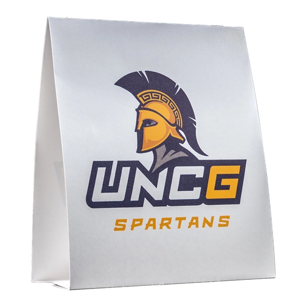 Table Tent Cardstock 12pt 2 sided - 6.75" X 8" X 2" - Table Tent Cardstock 12pt 2 sided - 6.75" X 8" X 2" - Image 0 of 1