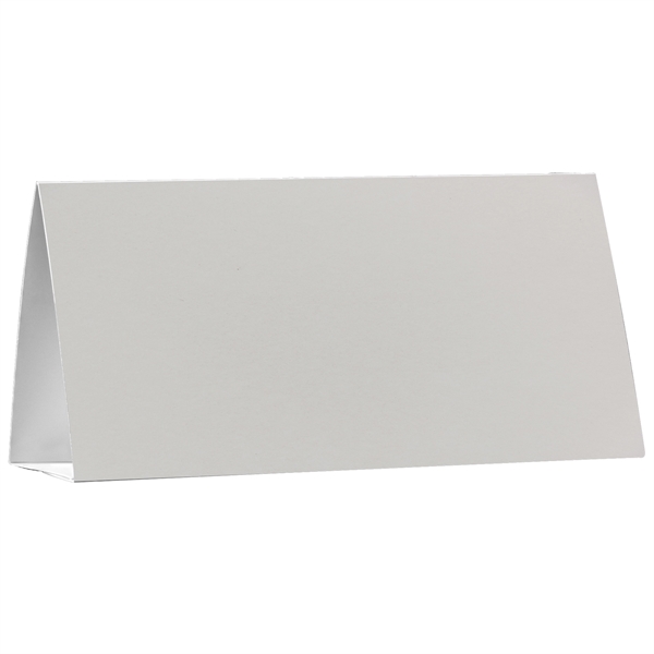 Table Tent Cardstock 12pt 2 sided - 6.25" X 3" X 2" - Table Tent Cardstock 12pt 2 sided - 6.25" X 3" X 2" - Image 1 of 1