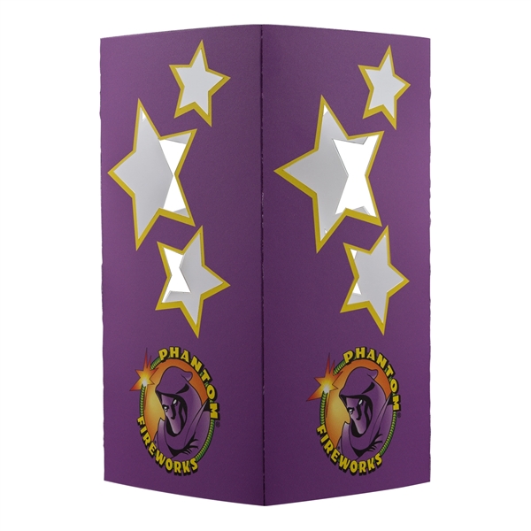Table Luminary Cardstock 12pt 4 sided Star - Table Luminary Cardstock 12pt 4 sided Star - Image 0 of 1