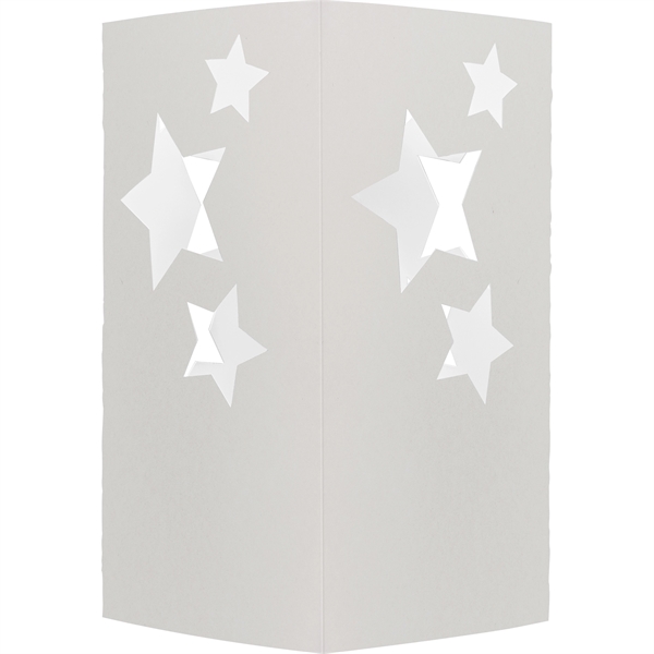 Table Luminary Cardstock 12pt 4 sided Star - Table Luminary Cardstock 12pt 4 sided Star - Image 1 of 1