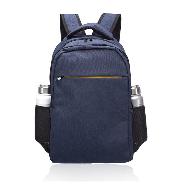 Classic Computer Backpack w/ Mesh Pockets on Both Sides - Classic Computer Backpack w/ Mesh Pockets on Both Sides - Image 1 of 8