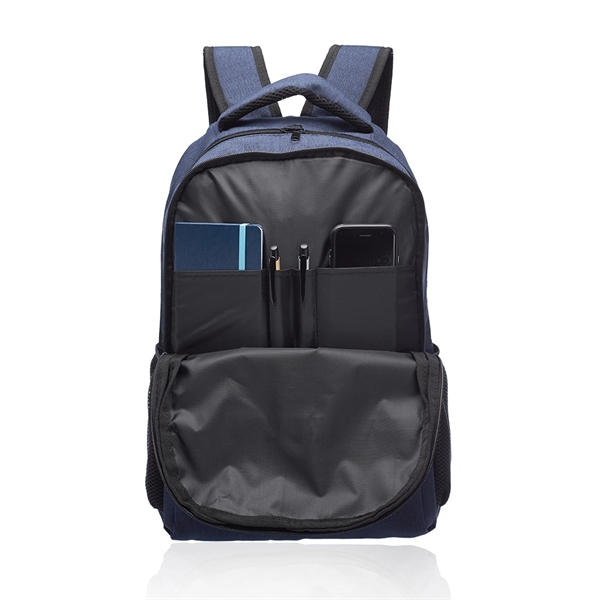 Classic Computer Backpack w/ Mesh Pockets on Both Sides - Classic Computer Backpack w/ Mesh Pockets on Both Sides - Image 3 of 8