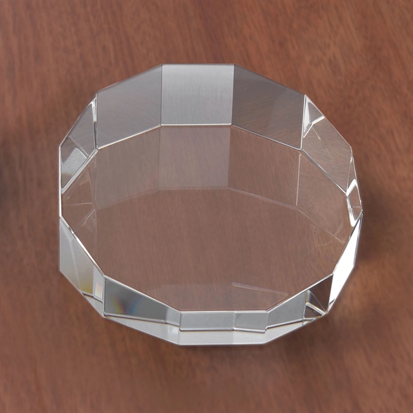 Slanted Circle Paperweight - Slanted Circle Paperweight - Image 2 of 3