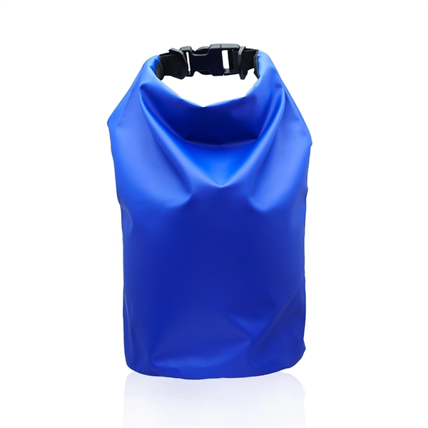 Tarpaulin Laundry Dry Bag w/ Oval Base and 5L Capacity - Tarpaulin Laundry Dry Bag w/ Oval Base and 5L Capacity - Image 2 of 5