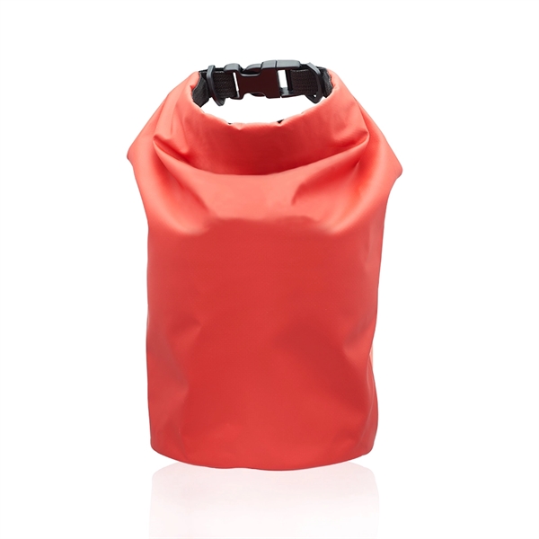 Tarpaulin Laundry Dry Bag w/ Oval Base and 5L Capacity - Tarpaulin Laundry Dry Bag w/ Oval Base and 5L Capacity - Image 3 of 5
