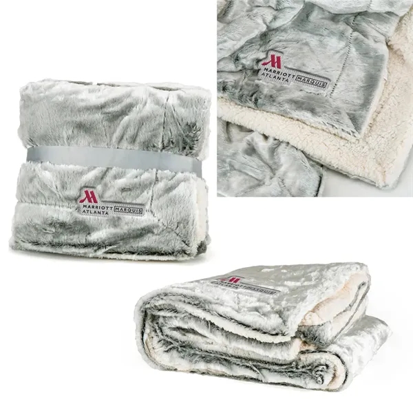 Velour sherpa online blanket