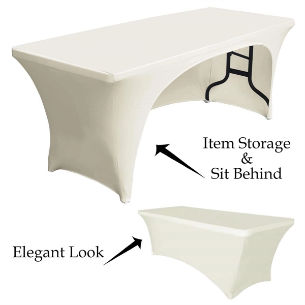 6ft 3 Sided Table Cover - 6ft 3 Sided Table Cover - Image 0 of 2