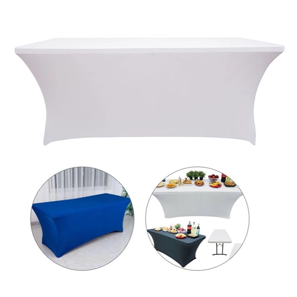 6ft 3 Sided Table Cover - 6ft 3 Sided Table Cover - Image 1 of 2
