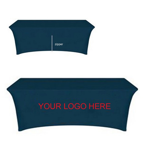 6ft Customized Zipper Back Table Cover - 6ft Customized Zipper Back Table Cover - Image 0 of 2