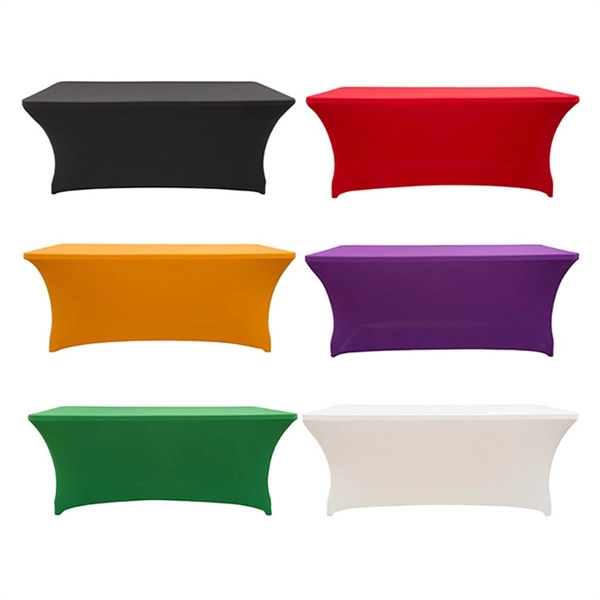 6ft Customized Zipper Back Table Cover - 6ft Customized Zipper Back Table Cover - Image 1 of 2