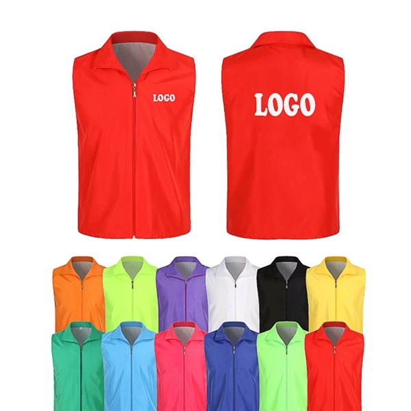 Advertising Volunteer Work Vest - Advertising Volunteer Work Vest - Image 0 of 4