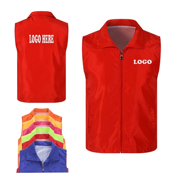 Advertising Volunteer Work Vest - Advertising Volunteer Work Vest - Image 1 of 4