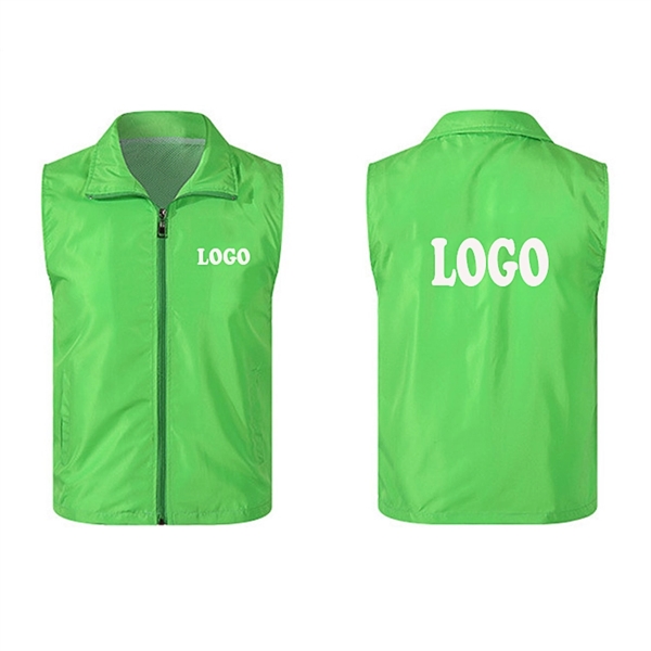 Advertising Volunteer Work Vest - Advertising Volunteer Work Vest - Image 3 of 4