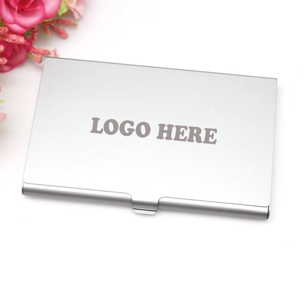 Aluminium Alloy Business Card Holder - Aluminium Alloy Business Card Holder - Image 2 of 2