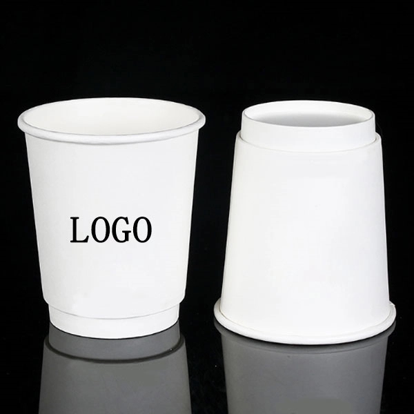 Insulated Double Layer Coffee Cups with Lids -10oz - Insulated Double Layer Coffee Cups with Lids -10oz - Image 0 of 3