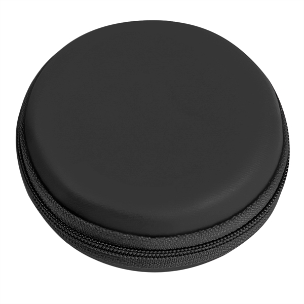 Round Zippered Electronics Travel Case - Round Zippered Electronics Travel Case - Image 14 of 21