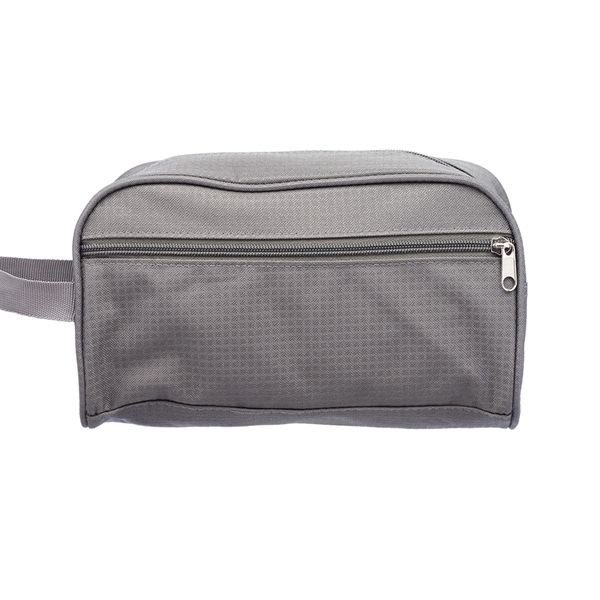 Classic Toiletry Bag w/ Handle & Side Zipper Pockets - Classic Toiletry Bag w/ Handle & Side Zipper Pockets - Image 1 of 2