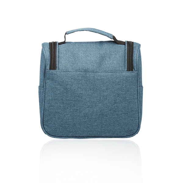 Large Heather Toiletry Bags w/ Side Pockets - Large Heather Toiletry Bags w/ Side Pockets - Image 5 of 5