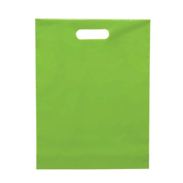 Plastic Die Cut Handle Bag - 12 " x 4 " x 15.75 " - Plastic Die Cut Handle Bag - 12 " x 4 " x 15.75 " - Image 3 of 12
