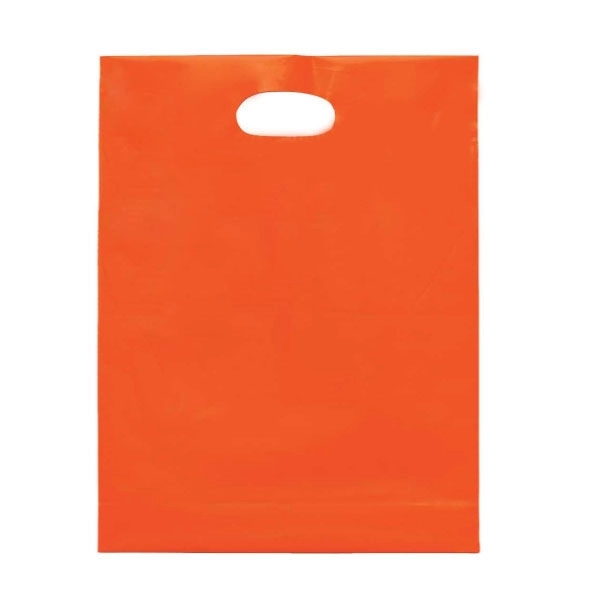 Plastic Die Cut Handle Bag - 12 " x 4 " x 15.75 " - Plastic Die Cut Handle Bag - 12 " x 4 " x 15.75 " - Image 6 of 12