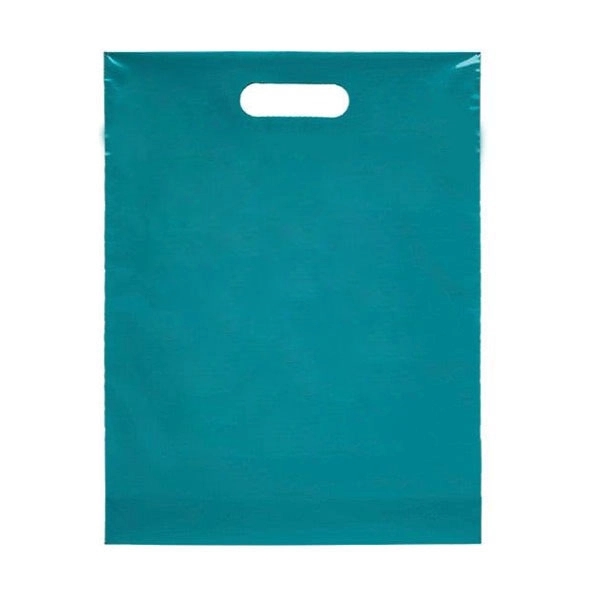 Plastic Die Cut Handle Bag - 12 " x 4 " x 15.75 " - Plastic Die Cut Handle Bag - 12 " x 4 " x 15.75 " - Image 9 of 12
