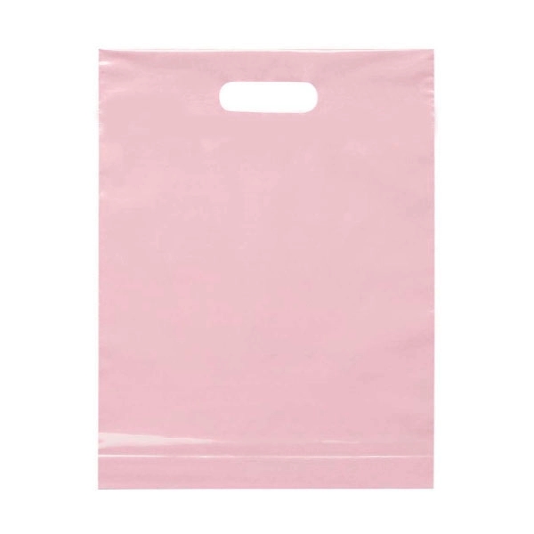 Plastic Die Cut Handle Bag - 12 " x 4 " x 15.75 " - Plastic Die Cut Handle Bag - 12 " x 4 " x 15.75 " - Image 10 of 12