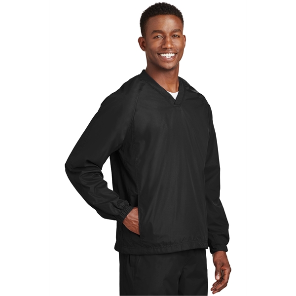 Sport-Tek V-Neck Raglan Wind Shirt. - Sport-Tek V-Neck Raglan Wind Shirt. - Image 16 of 17