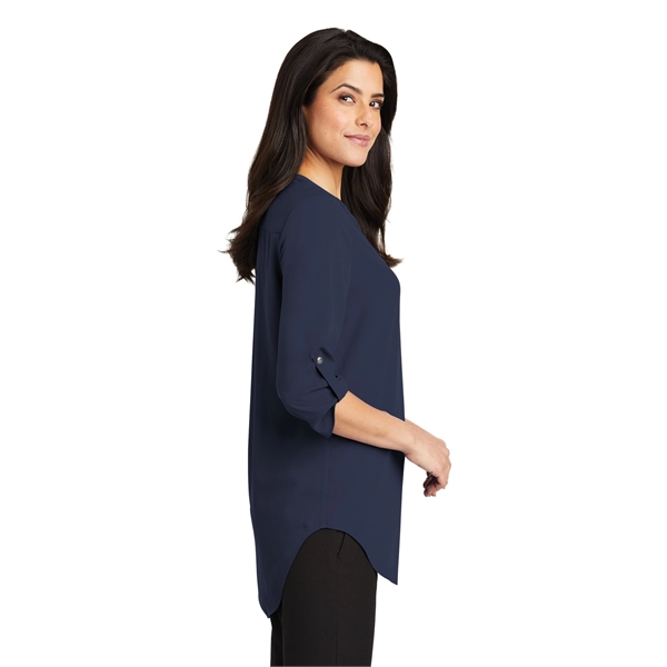 Port Authority Women's 3/4-Sleeve Tunic Blouse. - Port Authority Women's 3/4-Sleeve Tunic Blouse. - Image 33 of 40