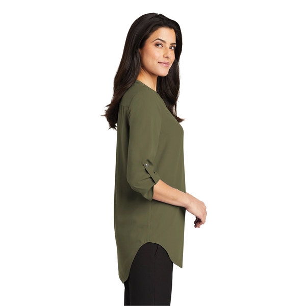 Port Authority Women's 3/4-Sleeve Tunic Blouse. - Port Authority Women's 3/4-Sleeve Tunic Blouse. - Image 38 of 40