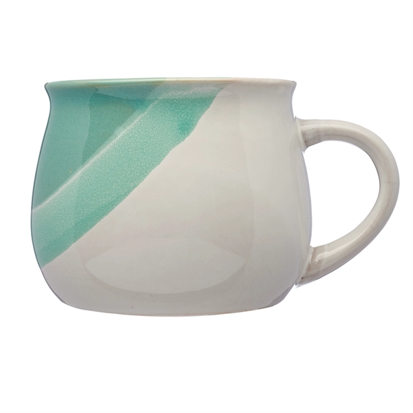 Two-Tone Drip Glazed Coffee Mug - Two-Tone Drip Glazed Coffee Mug - Image 2 of 3