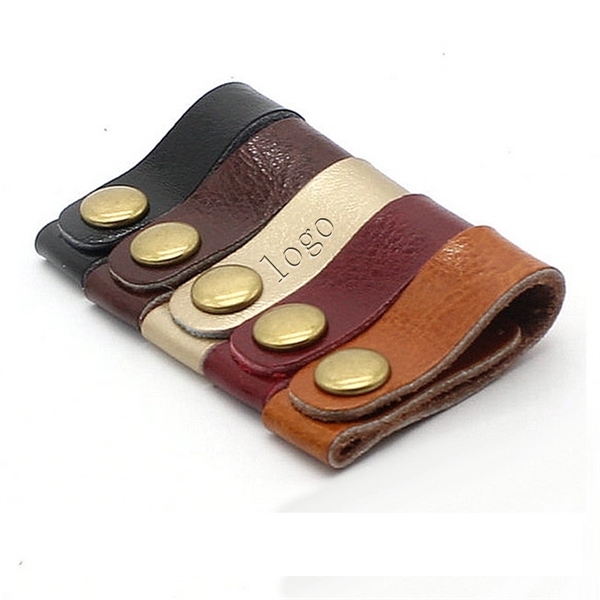 Leather Cable Straps Cord Organizer - Leather Cable Straps Cord Organizer - Image 0 of 2