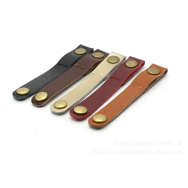 Leather Cable Straps Cord Organizer - Leather Cable Straps Cord Organizer - Image 1 of 2