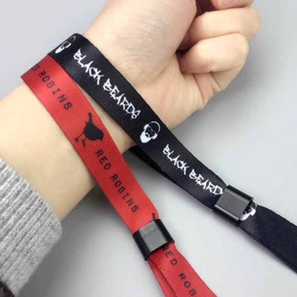 One Color Screen Printed Fabric Wristband - One Color Screen Printed Fabric Wristband - Image 0 of 0