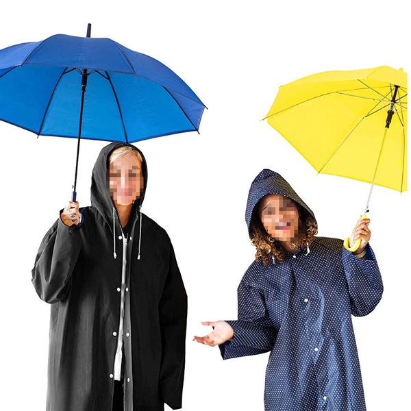 EVA Rain Poncho with Hoods and Sleeves - EVA Rain Poncho with Hoods and Sleeves - Image 5 of 5
